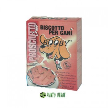 BOOBY BISCOTTI PER CANI CON PROSCIUTTO GR. 400